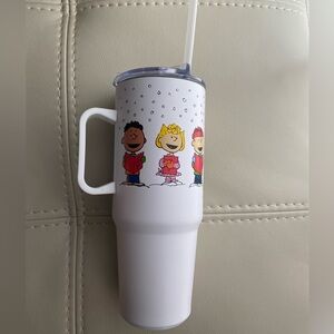 The Peanuts Gang Christmas 32 oz Metal Tumbler NWT